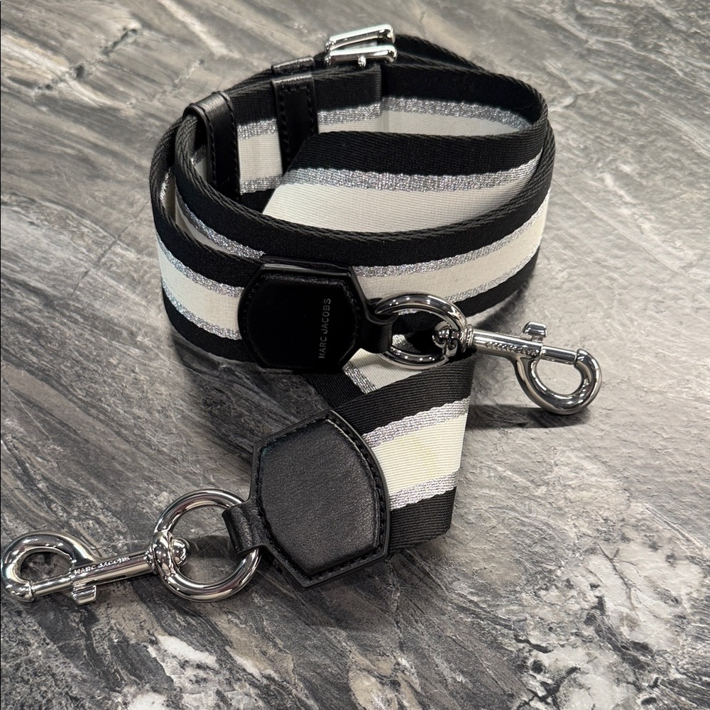Marc Jacobs The Strap Black and White Striped